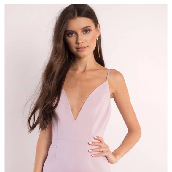 Tobi low back bodycon dress in mauve, size small 🟣 - Picture 2 of 6